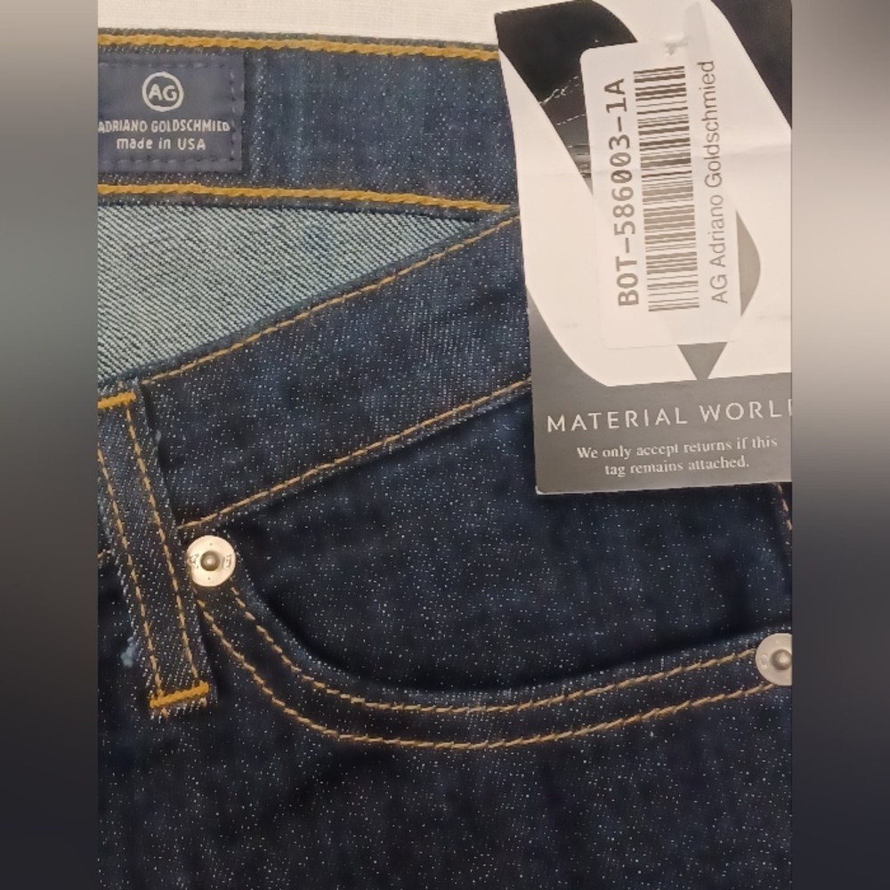 AG Adriano Goldschmied The Stilt Cigarette Leg Jeans- Size 26R - Picture 3 of 6